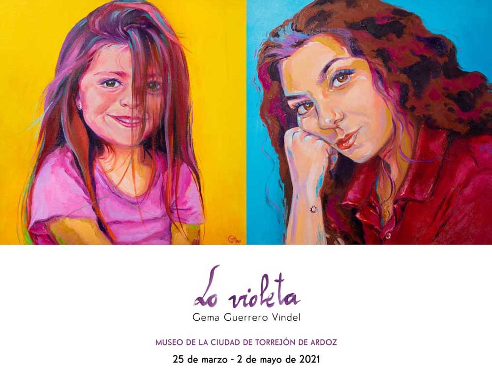 El Museo de la Ciudad acoge hasta el próximo 2 de mayo la exposición “Lo violeta” de Gema Guerrero 