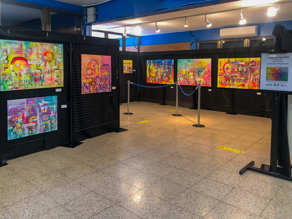 la Casa de la Cultura acogerá hasta el 15 de noviembre la exposición de pintura “Conexiones emocionales”, de Boris Albarrán