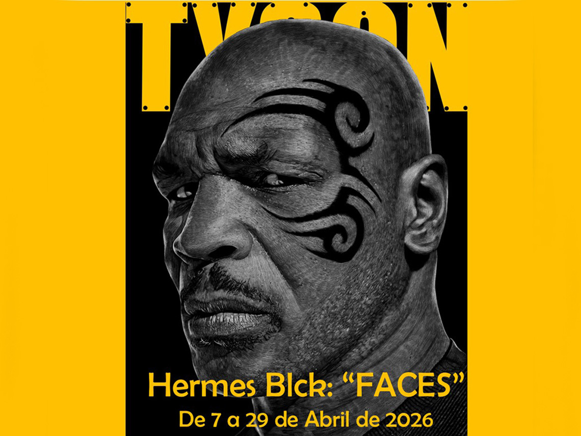 La exposición “Faces” de Hermes Blcr, se puede visitar hasta el 29 de abril, en la Caja del Arte